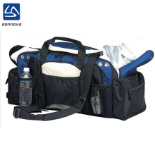 China supplier customized fashion waterproof duffle bag gym with shoe compartment